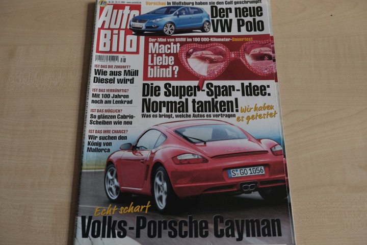 Deckblatt Auto Bild (38/2005)